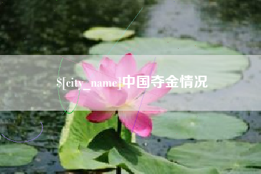 东海中国夺金情况