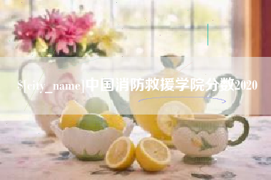 东海中国消防救援学院分数2020
