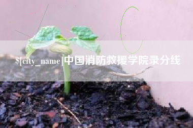 东海中国消防救援学院录分线