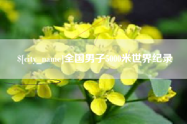 东海全国男子5000米世界纪录