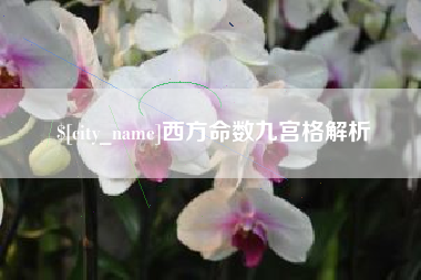 东海西方命数九宫格解析
