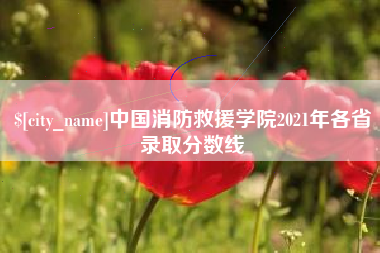 东海中国消防救援学院2021年各省录取分数线
