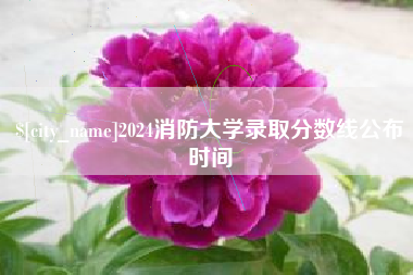 东海2024消防大学录取分数线公布时间