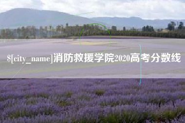 东海消防救援学院2020高考分数线