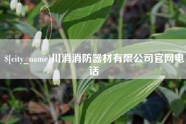 东海川消消防器材有限公司官网电话