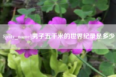东海男子五千米的世界纪录是多少