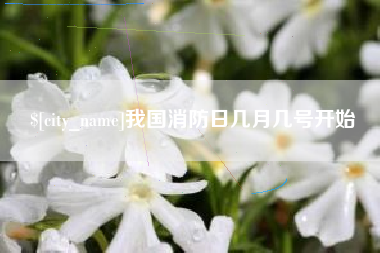 东海我国消防日几月几号开始