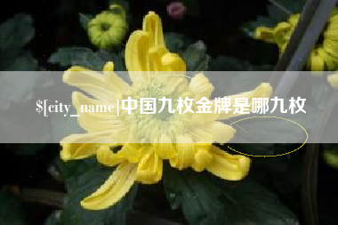 东海中国九枚金牌是哪九枚