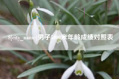 东海男子5000米年龄成绩对照表
