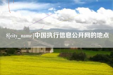 东海中国执行信息公开网的地点