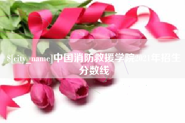 东海中国消防救援学院2021年招生分数线