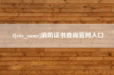 东海消防证书查询官网入口