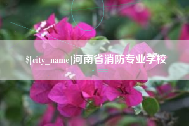 东海河南省消防专业学校