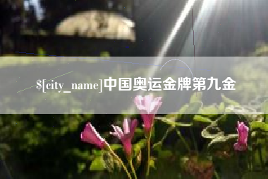 东海中国奥运金牌第九金