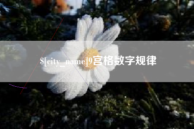 东海9宫格数字规律