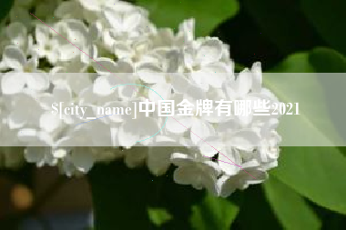 东海中国金牌有哪些2021