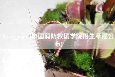 东海中国消防救援学院招生章程公布!